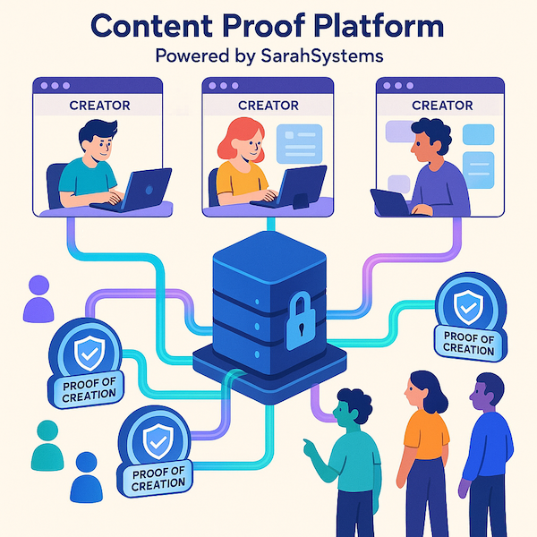 Content Proof Platformの概念図